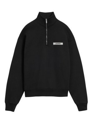 JACQUEMUS: Sweatshirts und Pullover - Sweatshirt - Schwarz