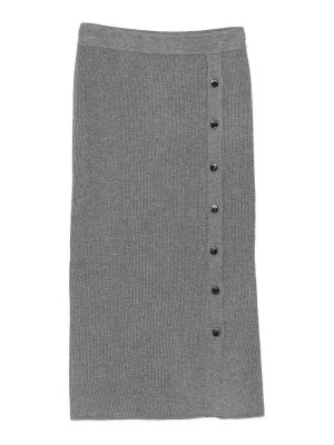 Liu Jo: Jupes midi et au genou - Jupe Midi - Gris