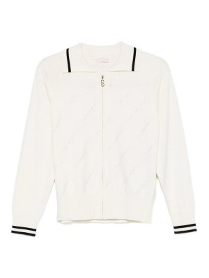 Liu Jo: Strickpullover mit Rundhalsausschnitt - Rundhalspullover - Schwarz