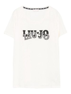 Liu Jo: crew necks - Crew Neck T-Shirt With Logo