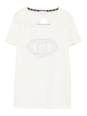 Liu Jo: T-shirts - T-Shirt - Blanc