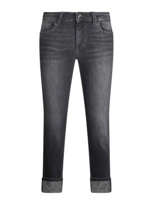 Liu Jo: Jeans évasés - Jean Bootcut - Gris