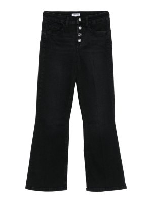 Liu Jo: Jeans évasés - Jean Bootcut - Noir