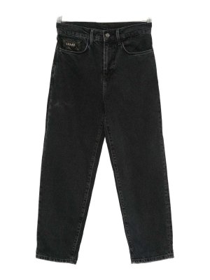 Liu Jo: Jeans évasés - Jean Bootcut - Noir