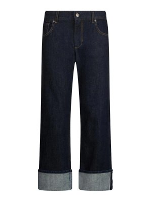 Liu Jo: Jeans évasés - Jean Bootcut - Bleu