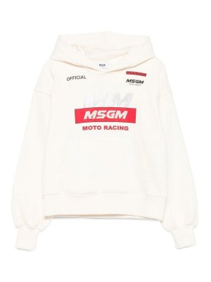 m.s.g.m.: Sweatshirts & Sweaters - Cotton Hoodie With Print
