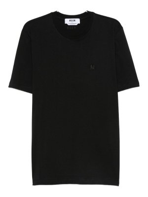 m.s.g.m.: t-shirt - T-shirt in cotone nero