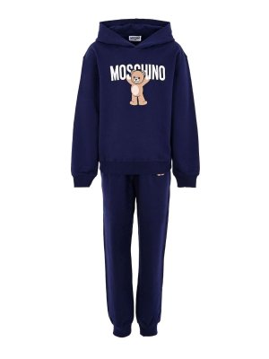 MOSCHINO: pantaloni sport - Tutone tracce con logo