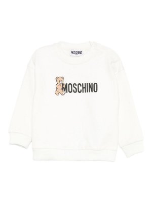 MOSCHINO: Sweatshirts & Pulls - Sweat-Shirts - Blanc