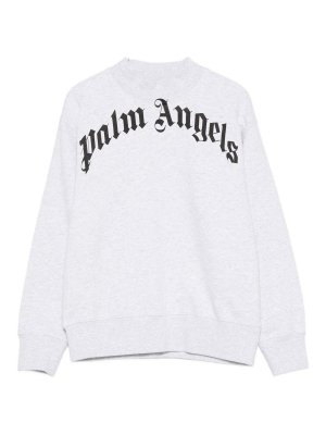 Palm Angels: Sweatshirts & Sweaters - Cotton Sweatshirt With Print