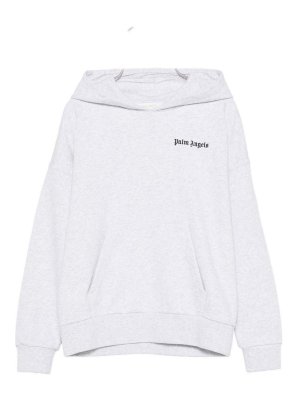 Palm Angels: Sweatshirts & Sweaters - Cotton Hoodie With Logo
