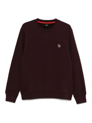 PAUL SMITH: Sweatshirts & Pulls - Sweat-Shirts - Rouge Brun