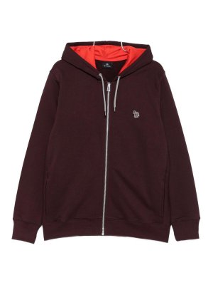 PAUL SMITH: Sweatshirts & Pulls - Sweat-Shirts - Rouge Brun