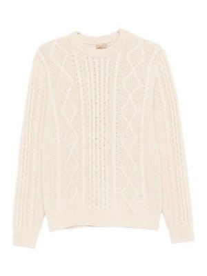 RAKK: Suéteres con cuello pico - Suéter Cuello Redondo - Blanco