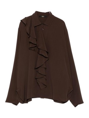 SEVENTY: シャツ - シャツ - ブラウン