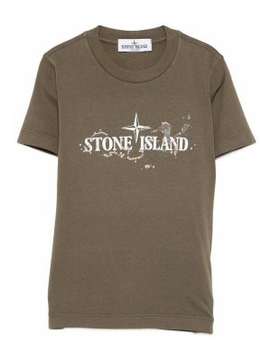 STONE ISLAND: Camisetas - Camiseta - Verde
