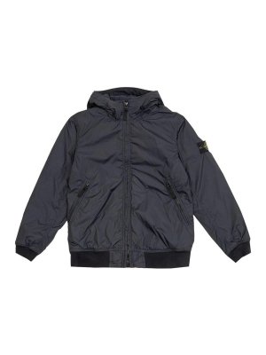 STONE ISLAND: ボンバージャケット - ボンバージャケット - ブルー