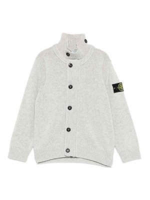 STONE ISLAND: cardigans - Knitted Cardigan With Buttons