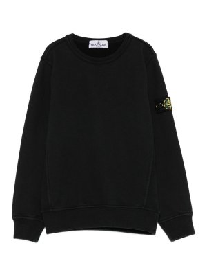 STONE ISLAND: crew necks - Crew Neck Sweater With Logo
