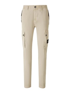 STONE ISLAND: pantaloni casual - Pantaloni cargo affusolati