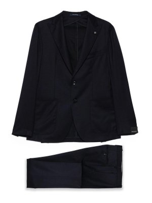 TAGLIATORE: Elegante Anzüge - Knielanges Kleid - Blau