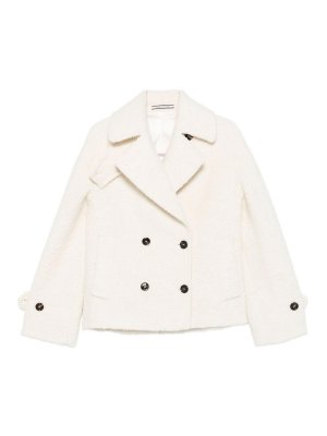 TAGLIATORE: Manteaux courts - Manteau Court - Crème