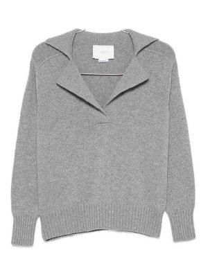 VANISE': Suéteres con cuello pico - Suéter Cuello Redondo - Gris