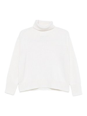 VANISE': Suéteres con cuello pico - Suéter Cuello Redondo - Crema