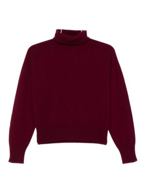 VANISE': Suéteres con cuello pico - Suéter Cuello Redondo - Rojo Oscuro