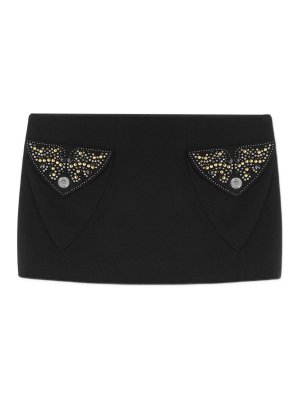 VERSACE: Minifaldas - Minifalda - Negro