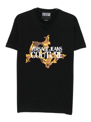 VERSACE JEANS: maglia collo rotondo - T-shirt