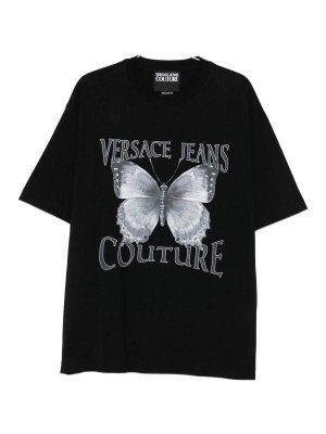 VERSACE JEANS: maglia collo rotondo - T-shirt