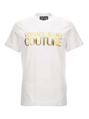VERSACE JEANS: maglia collo rotondo - T-shirt