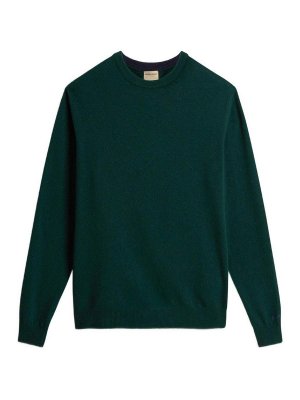 WOOLRICH: Suéteres con cuello pico - Suéter Cuello Redondo - Verde