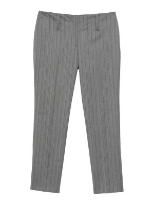 ALEXANDER MCQUEEN: Pantalones casual - Pantalón Casual - Gris