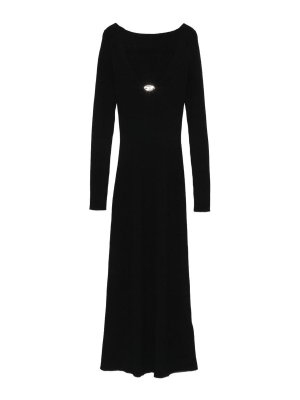 DIESEL: Knielange Kleider - Knielanges Kleid - Schwarz