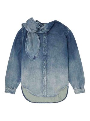 DIESEL: Blusen - Bluse - Blau
