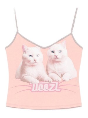 DIESEL: Top e canotte - Canotta stampata