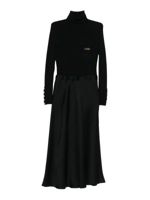 ELISABETTA FRANCHI: knee length dresses - Dress