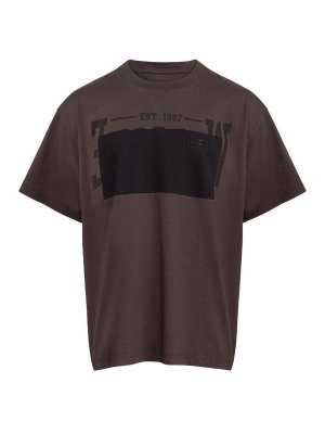 MM6 MAISON MARGIELA: crew necks - Crew Neck T-Shirt With Print