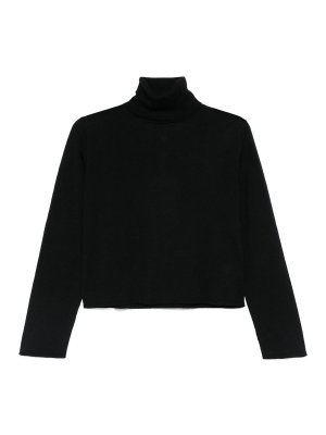 MM6 MAISON MARGIELA: Pull col rond - Pull Col Rond - Noir