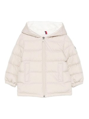 MONCLER: Chaquetas y Chaquetones acolchados - Chaqueta Alcochada - Beis