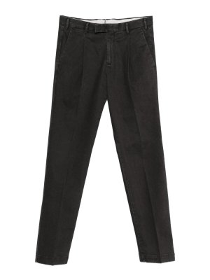 PT TORINO: Pantalons casual - Pantalons Décontractés - Gris