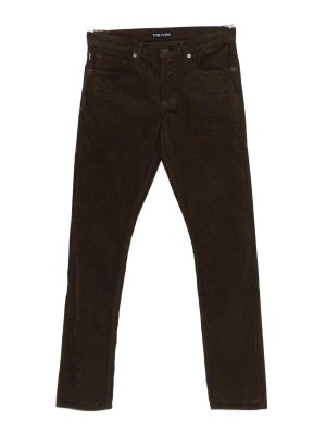 TOM FORD: pantaloni casual - Pantaloni a vellutoy