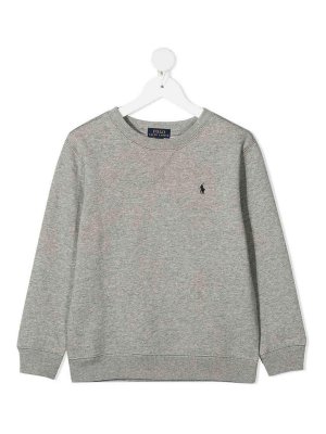 POLO RALPH LAUREN: Sweatshirts & Sweaters - Grey Sweatshirt With Logo