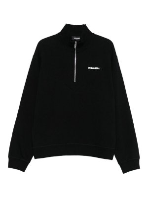 DSQUARED2: Sweatshirts & Pulls - Sweat-Shirts - Noir