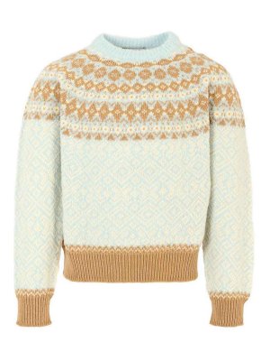 MONCLER: クルーネック - クルーネック - ライトブルー