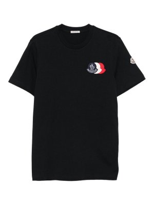 MONCLER: crew necks - Cotton Crew Neck T-Shirt