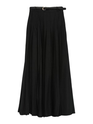 Self Portrait: ニーレングススカート＆ミディ丈 - 膝丈/ミディスカート - 黒