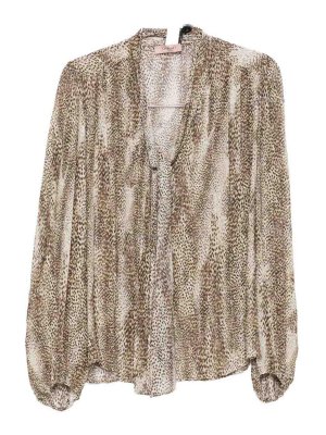 TWINSET: Blouses - Blouse - Marron